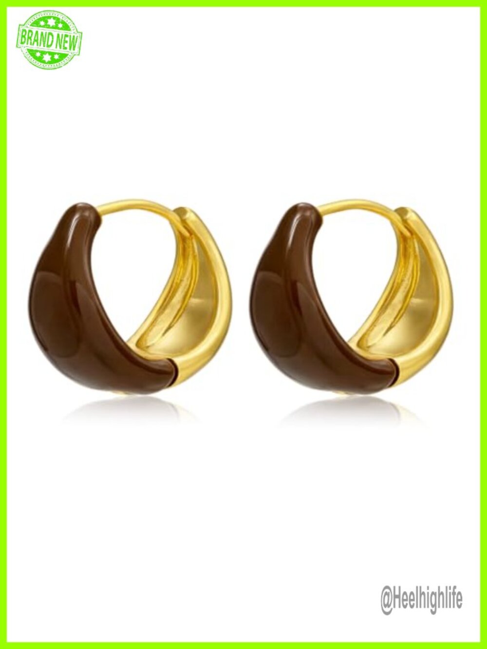 18K Gold Plated Hoop Earrings